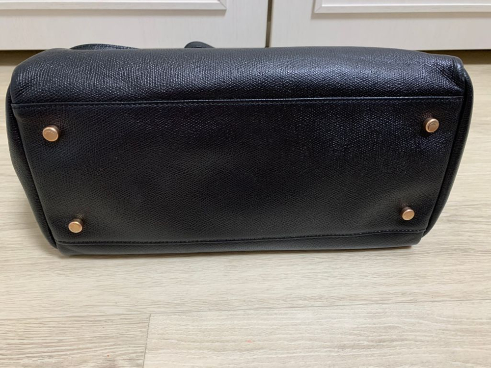 (정품) 쿠론 블랙 스테파니 가방 M사이즈--2