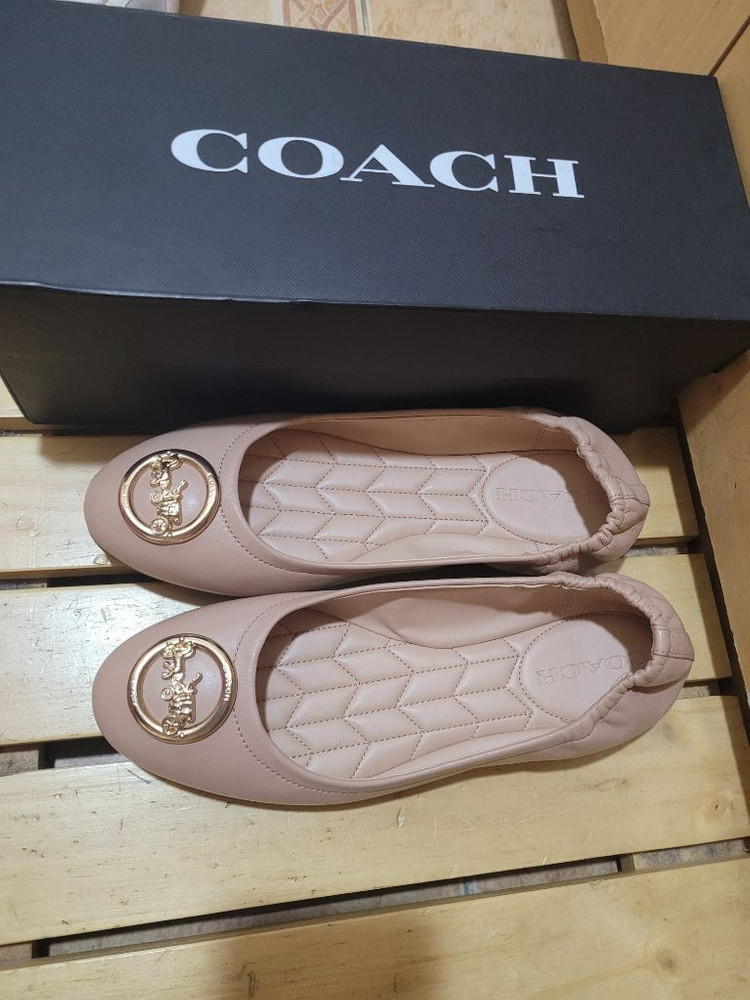 코치 정품 베일리 플랫슈즈 발편한신발--2