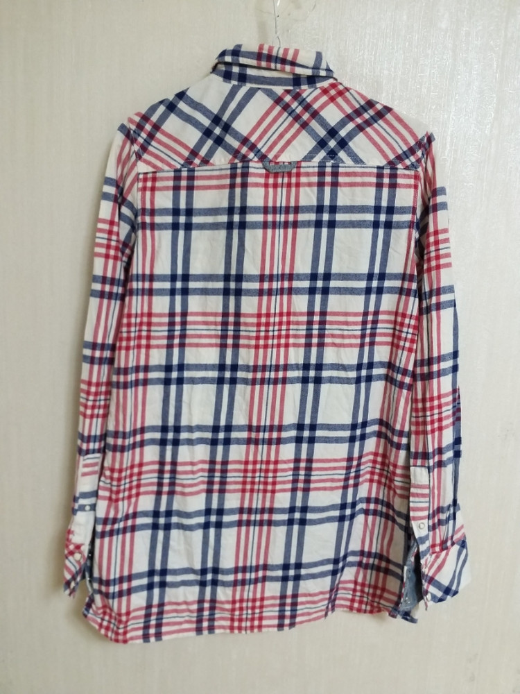 여성 빈폴 롱 체크셔츠 (90) 이미지