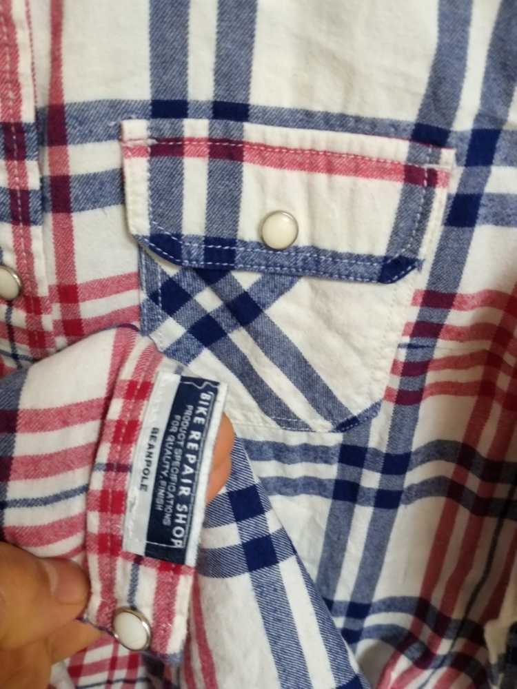 여성 빈폴 롱 체크셔츠 (90) 이미지