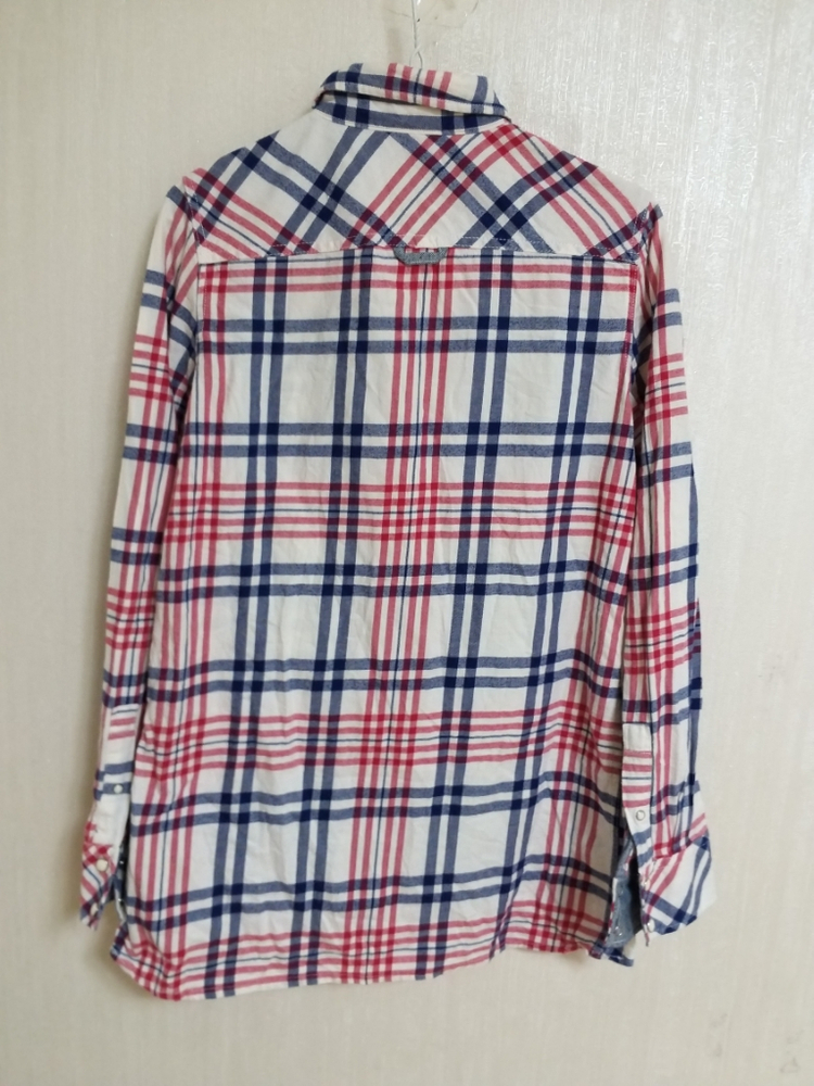 여성 빈폴 롱 체크셔츠 (90) 이미지