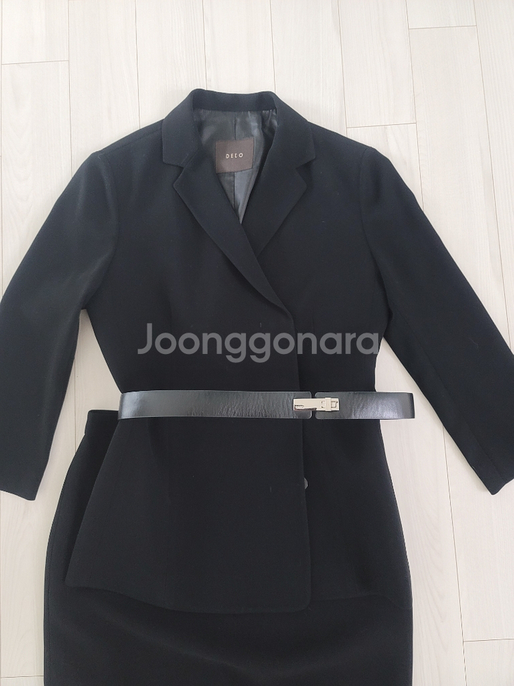 데코 검정 투피스--1