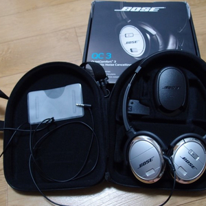 BOSE QC3 노이즈캔슬링 헤드폰 판매합니다.