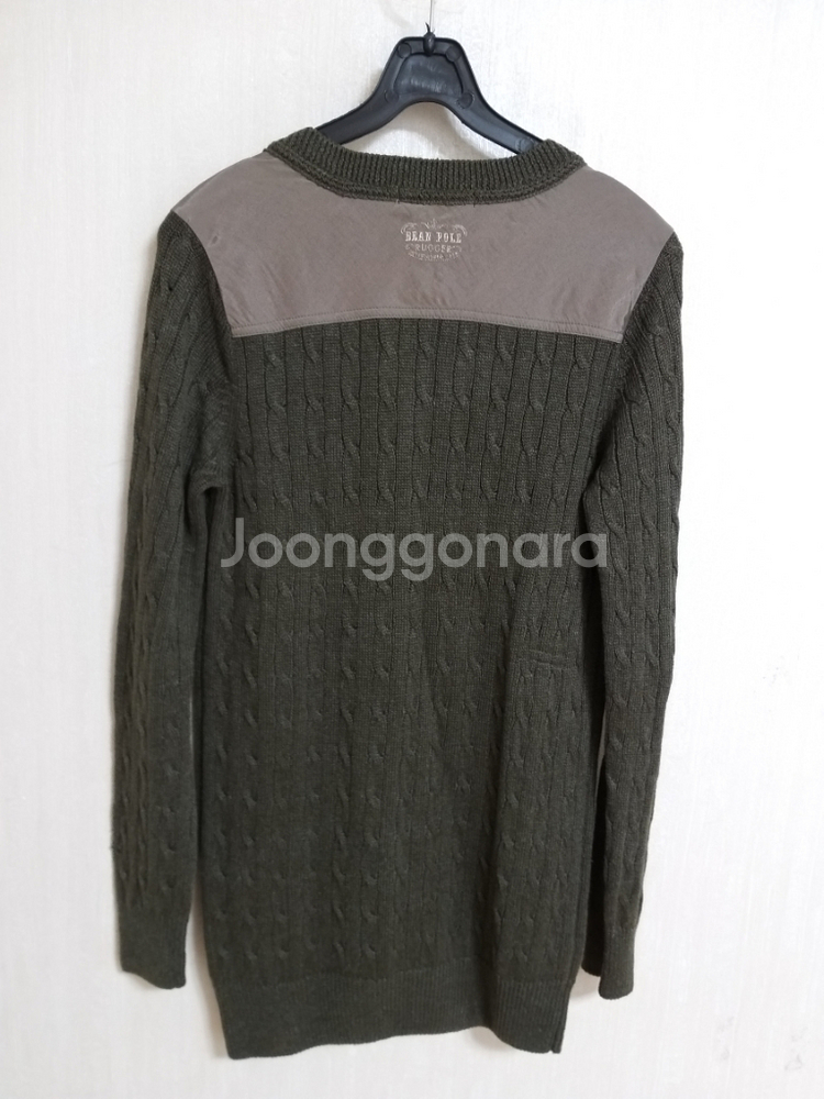 여성 빈폴 울.린넨 롱 브이넥니트 (박시90-95)--6