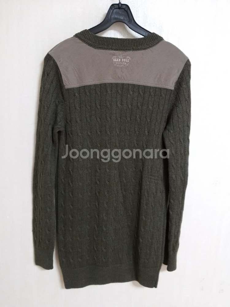여성 빈폴 울.린넨 롱 브이넥니트 (박시90-95)--8