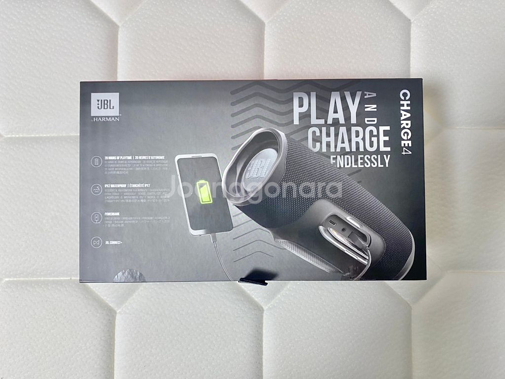 JBL 블루투스 스피커 charge4 미개봉--1