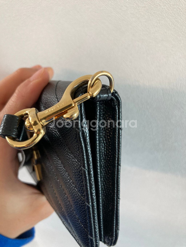 생로랑 휴대폰 지갑 장지갑(풀박스+쇼핑백)--3