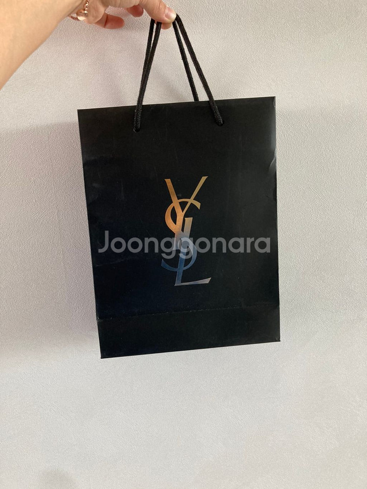 생로랑 휴대폰 지갑 장지갑(풀박스+쇼핑백)--6