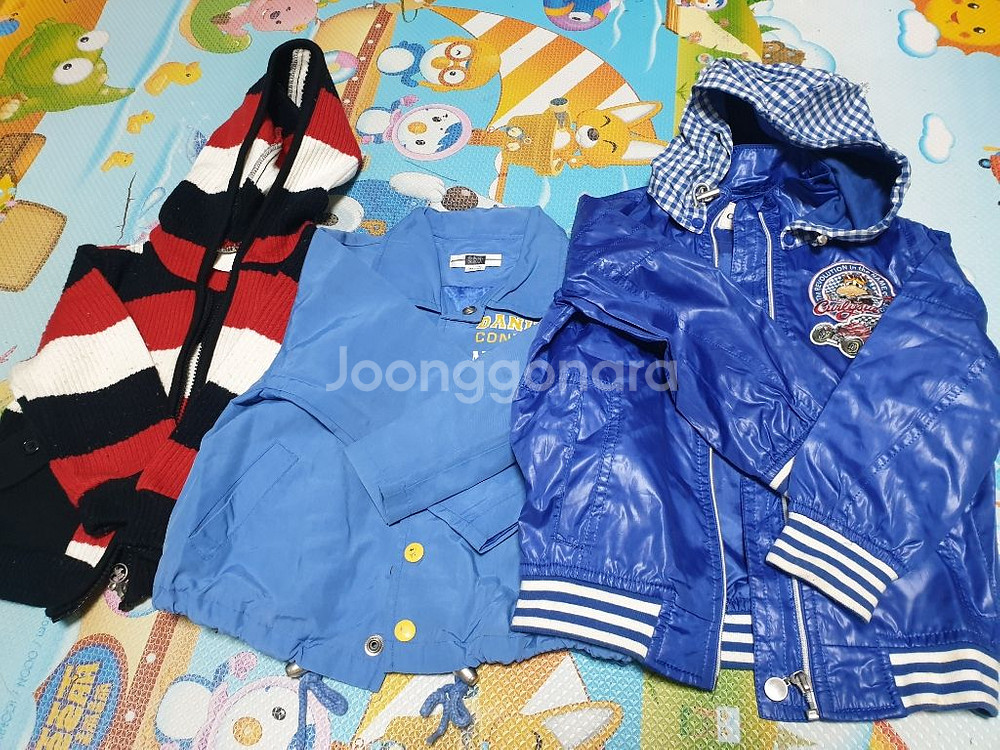남아 110 120 130 140 조끼 가디건 점퍼 등--1