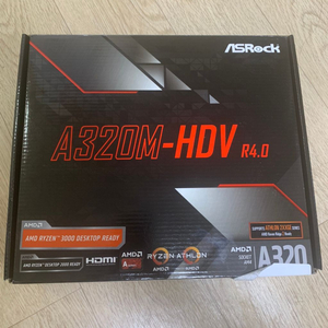 ASRock A320M-HDV R4.0 (에즈윈)메인보