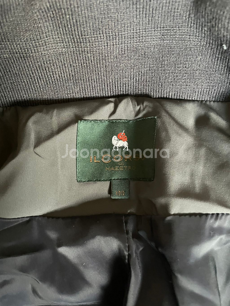 일꼬르소 다운코트 그레이 100사이즈--1