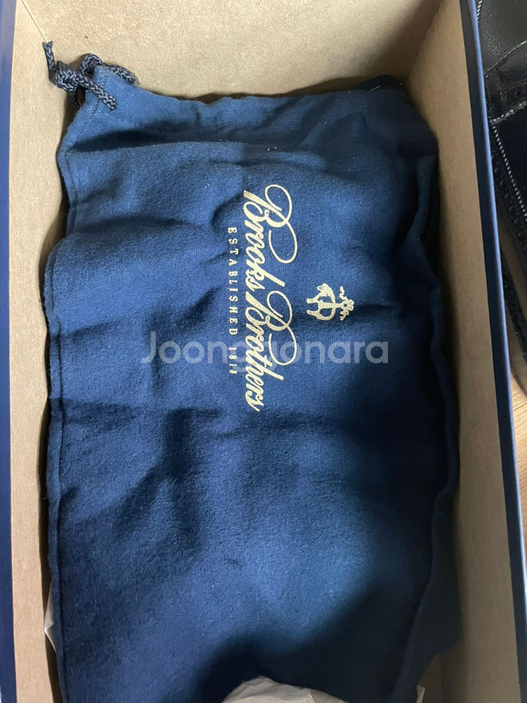 브룩스브라더스 블랙 윙팁 로퍼 280 새제품--4