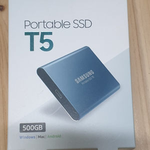 삼성 portable ssd t5 500G 미개봉