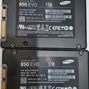 삼성ssd 850 evo 1TB(1테라)