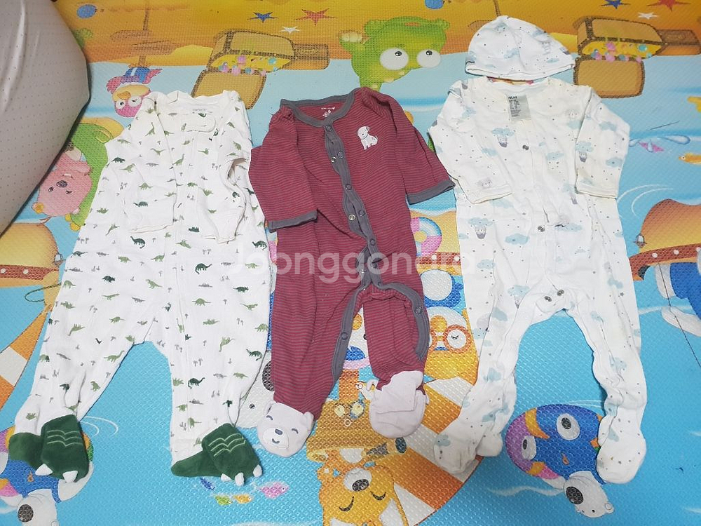 남아 6m 9m 긴팔 바디슈트, 우주복, 발달이 등--2