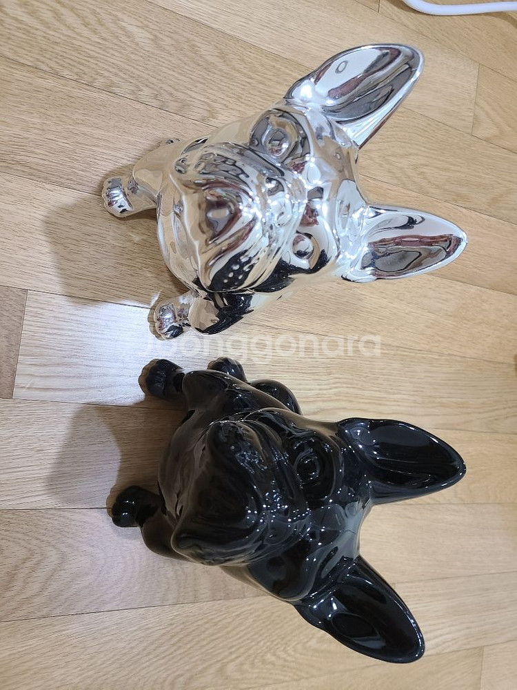 프랑프랑 보스턴테리어 저금통L사이즈--1