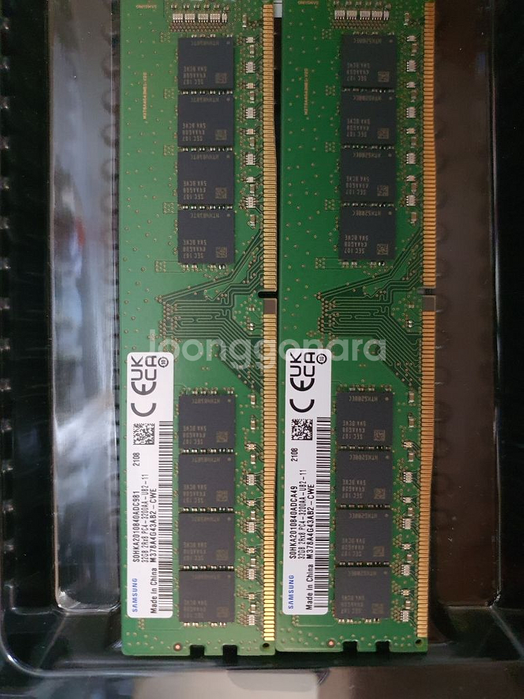 삼성 DDR4 pc3200 32Gx2--0