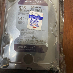 (새상품)녹화기 전용 3TB HDD WD30PUR