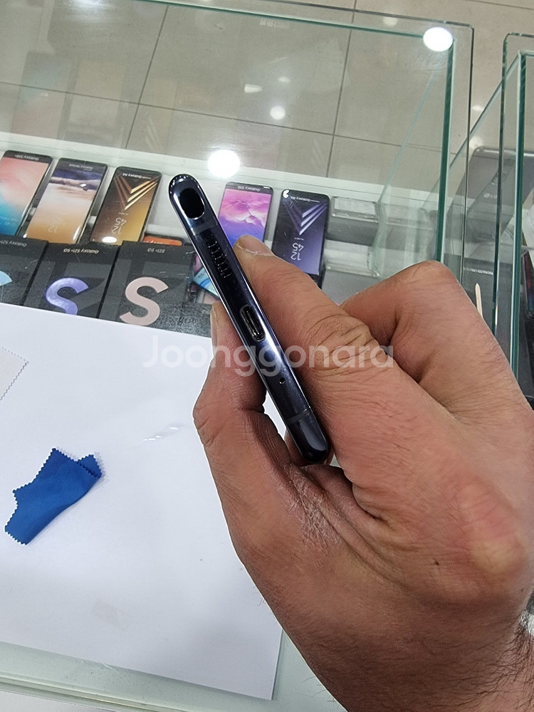 갤럭시노트10플러스 256G 아우라블랙 정상해지 팝니다--1