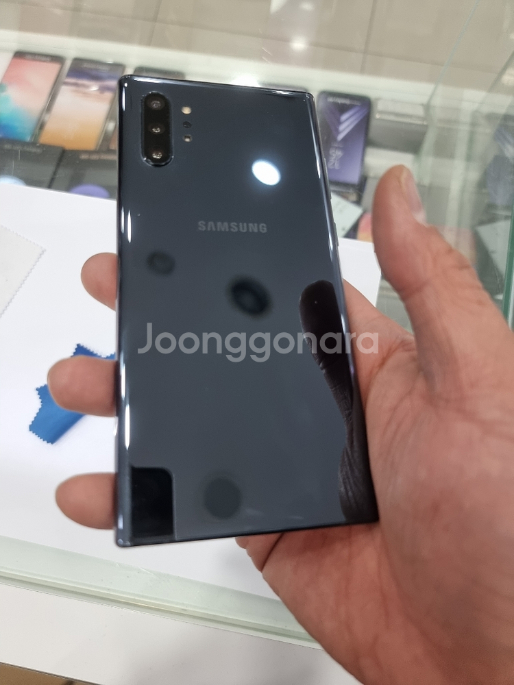갤럭시노트10플러스 256G 아우라블랙 정상해지 팝니다--0