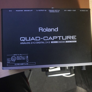 Roland QUAD CAPTURE 롤랜드 쿼드캡쳐 오