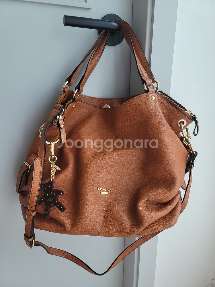 러브캣 가죽빅백--3