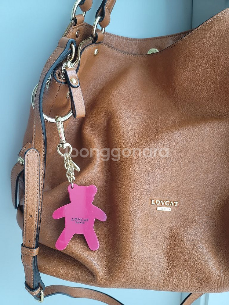 러브캣 가죽빅백--1