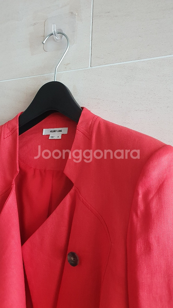 (정품) 헬무트랭 린넨 미니 자켓--2