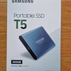 [새제품] 삼성 휴대용 SSD T5 500GB