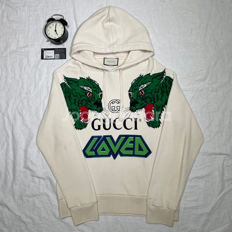 ( M ) 구찌 타이거 LOVED 후드티--0