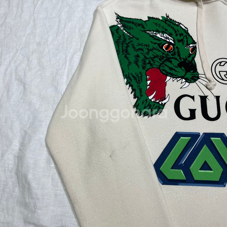 ( M ) 구찌 타이거 LOVED 후드티--6