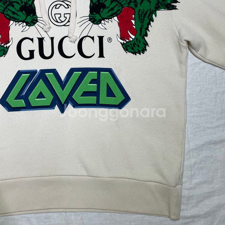 ( M ) 구찌 타이거 LOVED 후드티--8