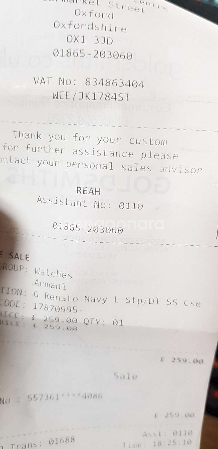 알마니 남성시계--4