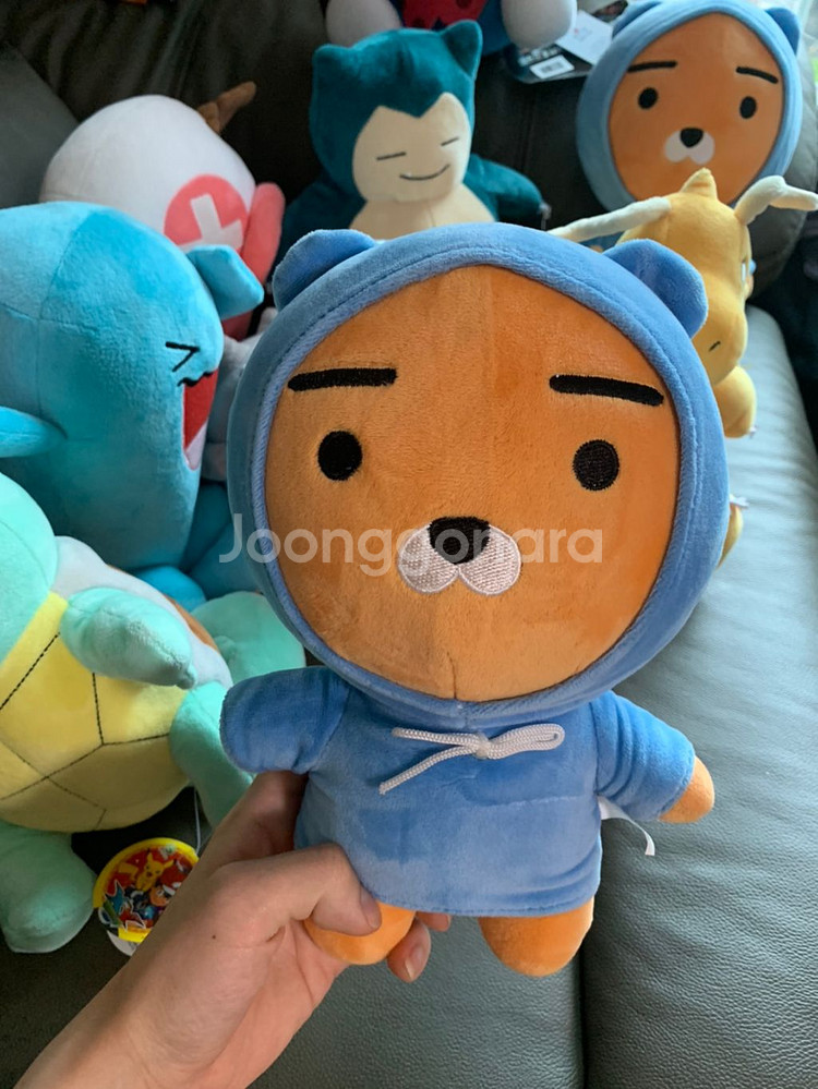 인형 팝니다 포켓몬 원피스 도라에몽 라이언 카카오 인형--2