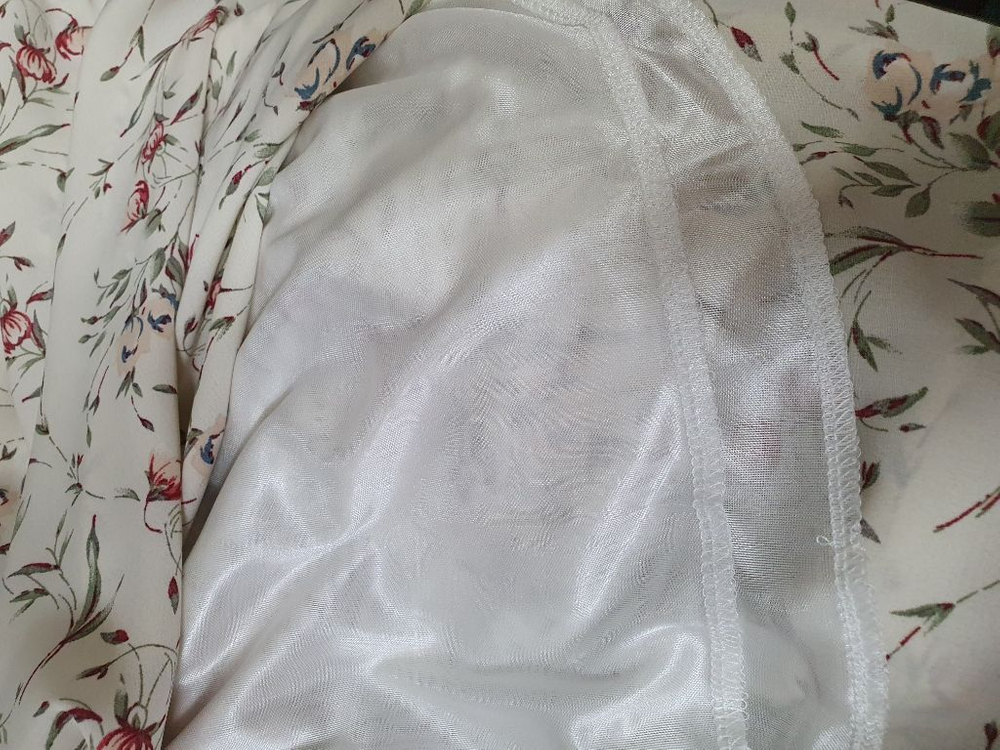 B.새상품)장미꽃무늬 쉬폰 롱원피스 이미지