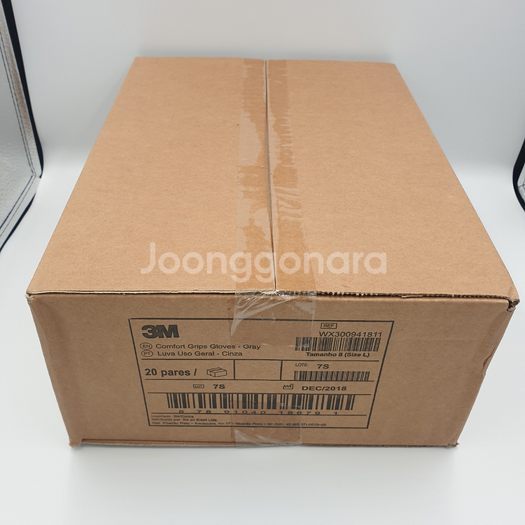 3M 코팅장갑 20켤레 L사이즈--3