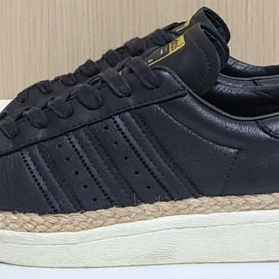 [265] 아디다스 슈퍼스타80s 뉴볼드 코어블랙--3