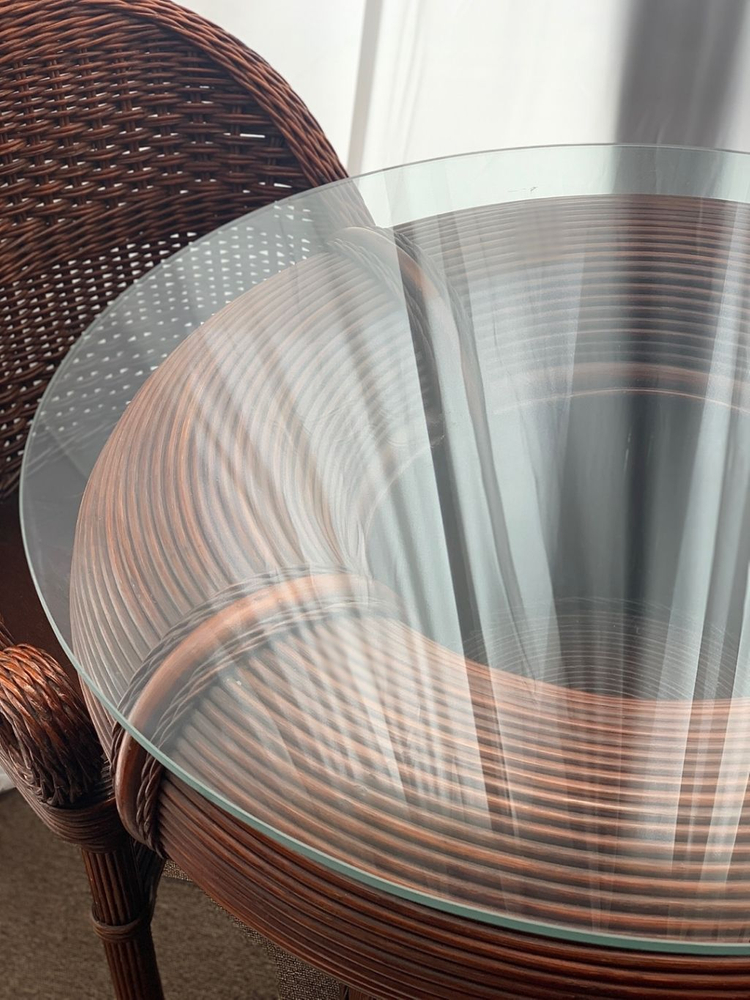 라탄티테이블세트,등나무티테이블세트,빈티지가구 이미지