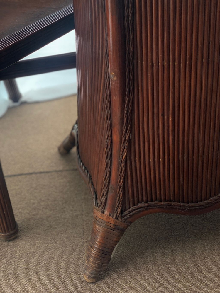 라탄티테이블세트,등나무티테이블세트,빈티지가구 이미지