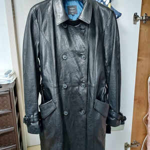 양가죽 트렌치코트