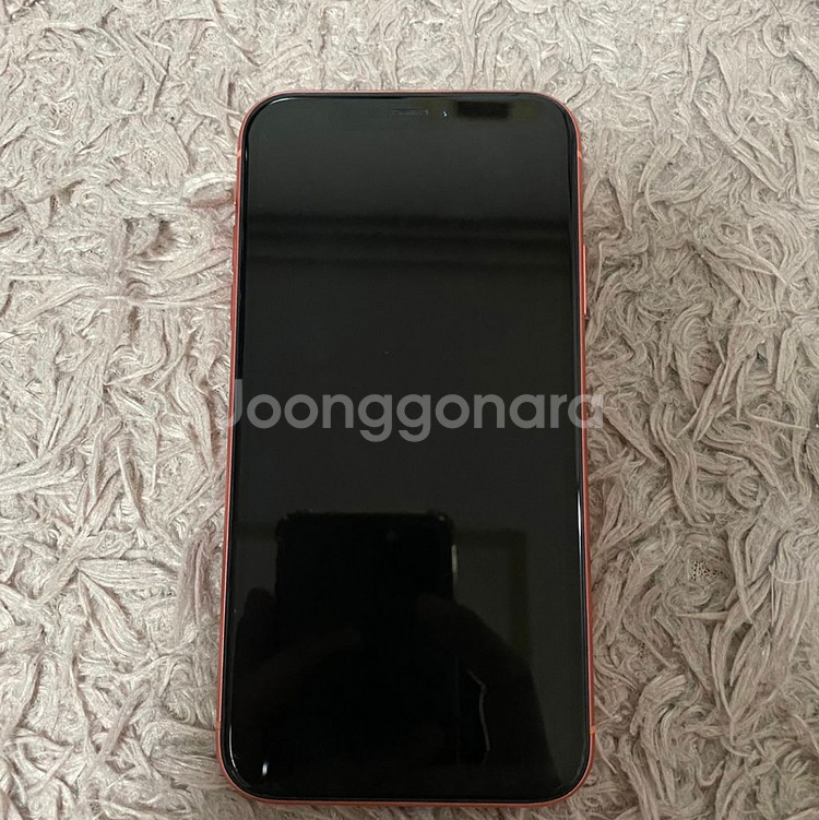 SKT)아이폰XR 코랄색상 판매합니다.64GB--0