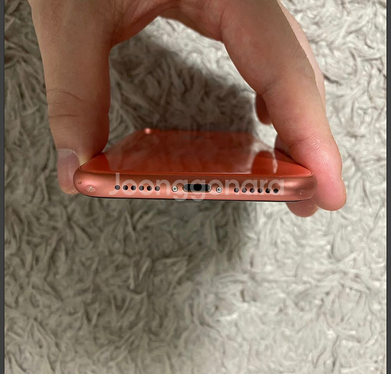 SKT)아이폰XR 코랄색상 판매합니다.64GB--3