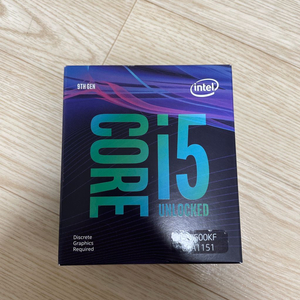 인텔 i5 9600kf -CPU