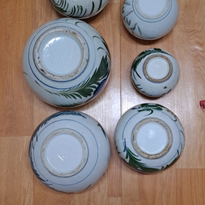 왜사기 와 해주항아리6점