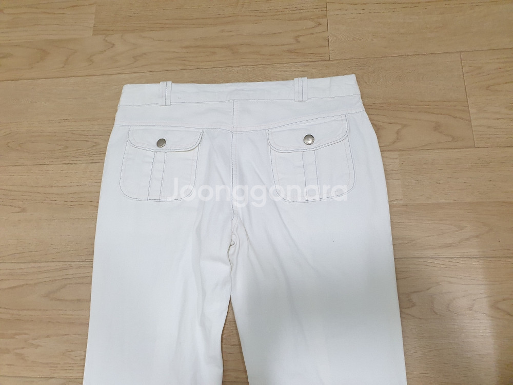 흰색면바지-골반70cm,25사이즈--4