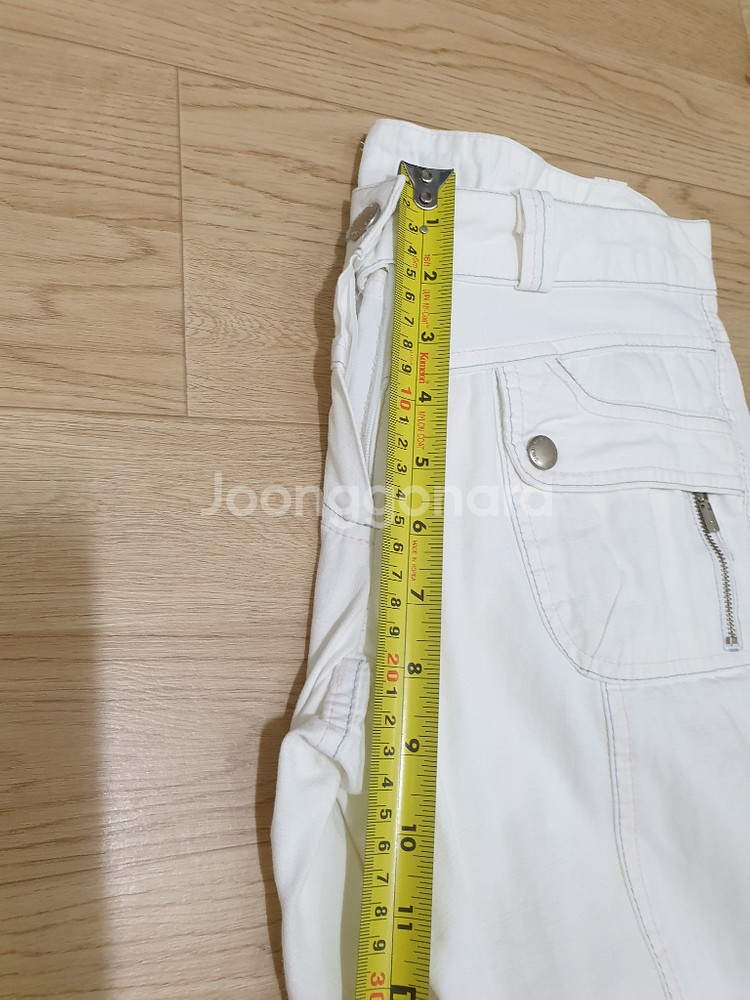 흰색면바지-골반70cm,25사이즈--7