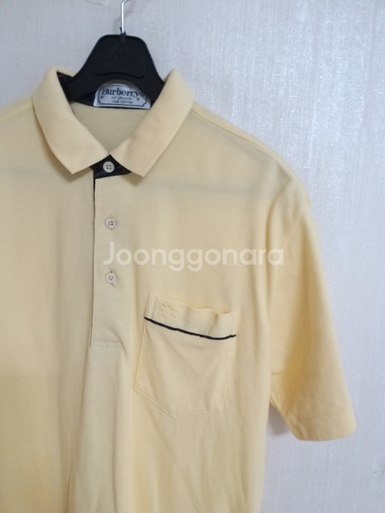 명품 남성 버버리 반팔 카라넥티셔츠 (95)--3