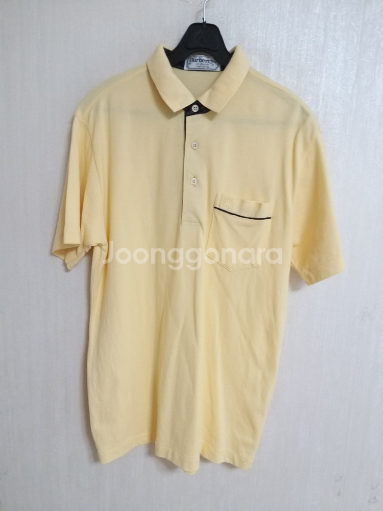 명품 남성 버버리 반팔 카라넥티셔츠 (95)--9