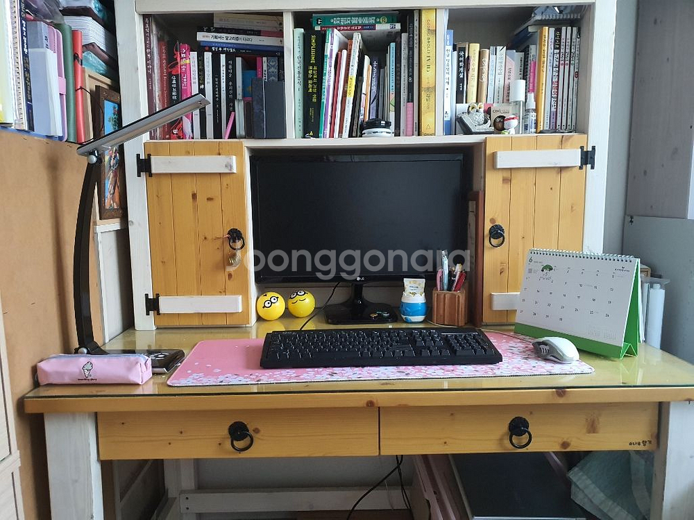 (가격내림)원목책상--1