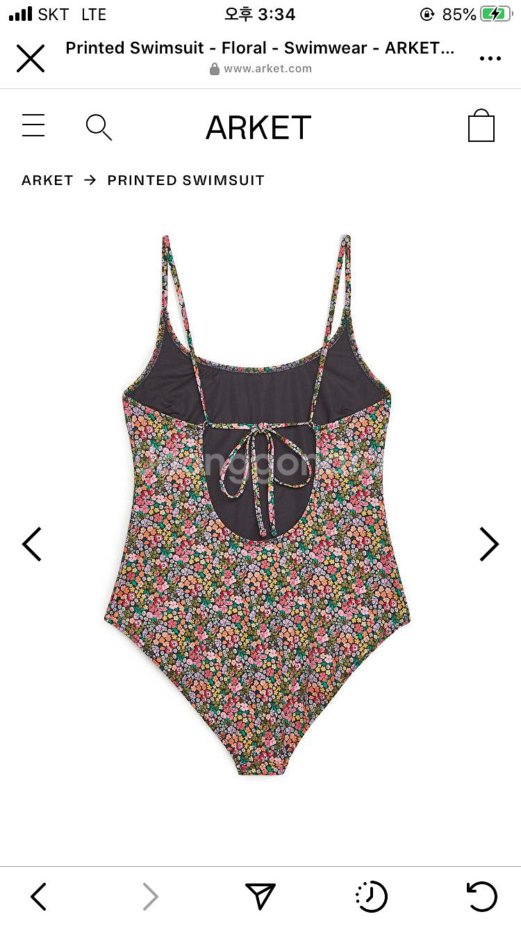 아르켓 원피스 수영복--1